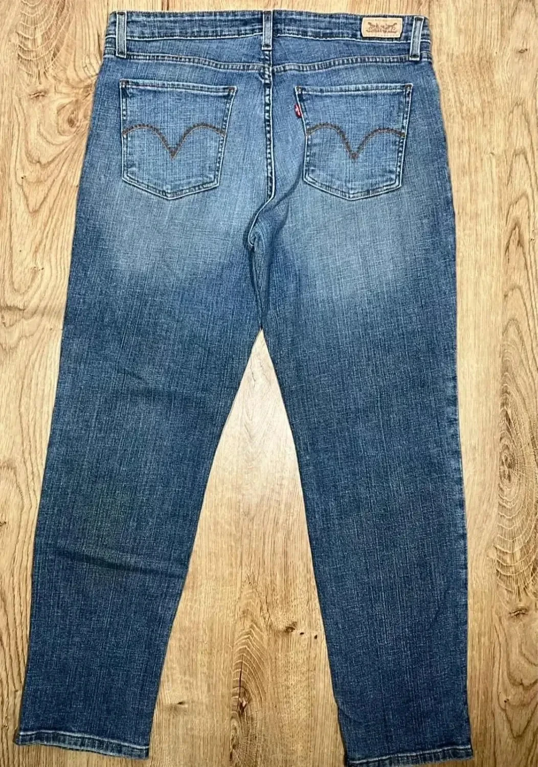 Jean Levi's Mid Rise Skinny Taille 14 Prepy Bleu Lvf 053 – photo 6